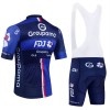 Fietskleding (Fietsshirt + Korte Koersbroek) 2025 Groupama-FDJ - Zwart Blauw